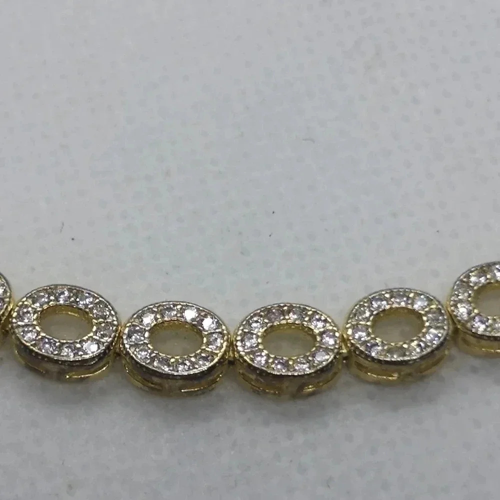 Sterling adjusted tennis  bracelet - Picture 2 of 4